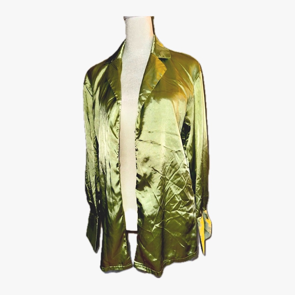 Green Silky Shirt